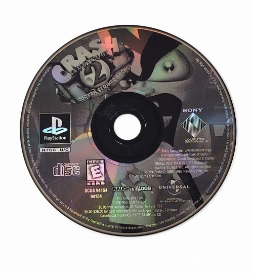 Crash Bandicoot 2: Cortex Strikes Back (Greatest Hits) (C)