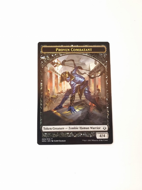 Proven Combatant // Cat - Double-Sided Token