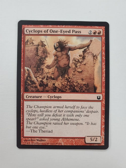 Cyclops of One-Eyed Pass
