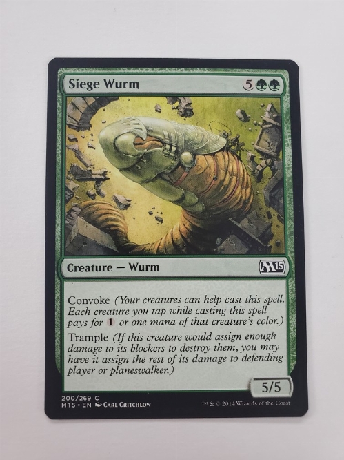 Siege Wurm