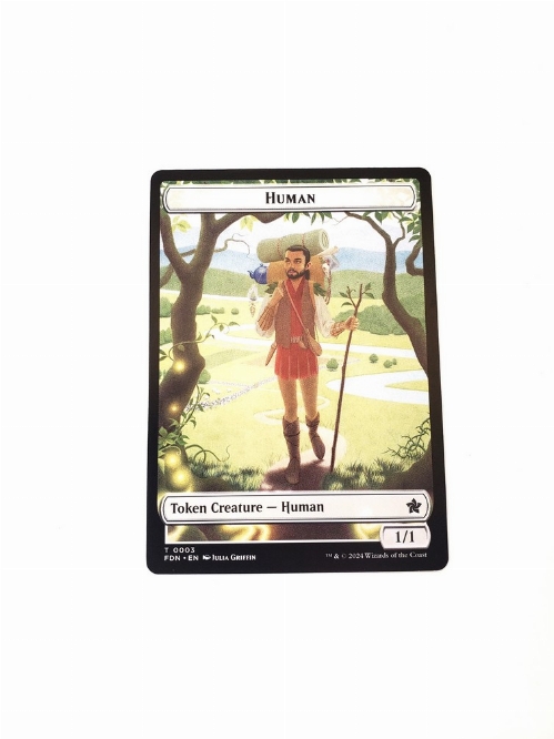 Human // Knight - Double-Sided Token