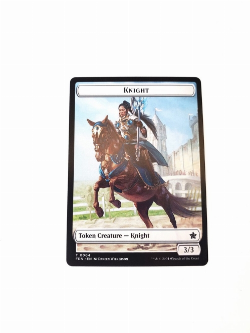 Human // Knight - Double-Sided Token