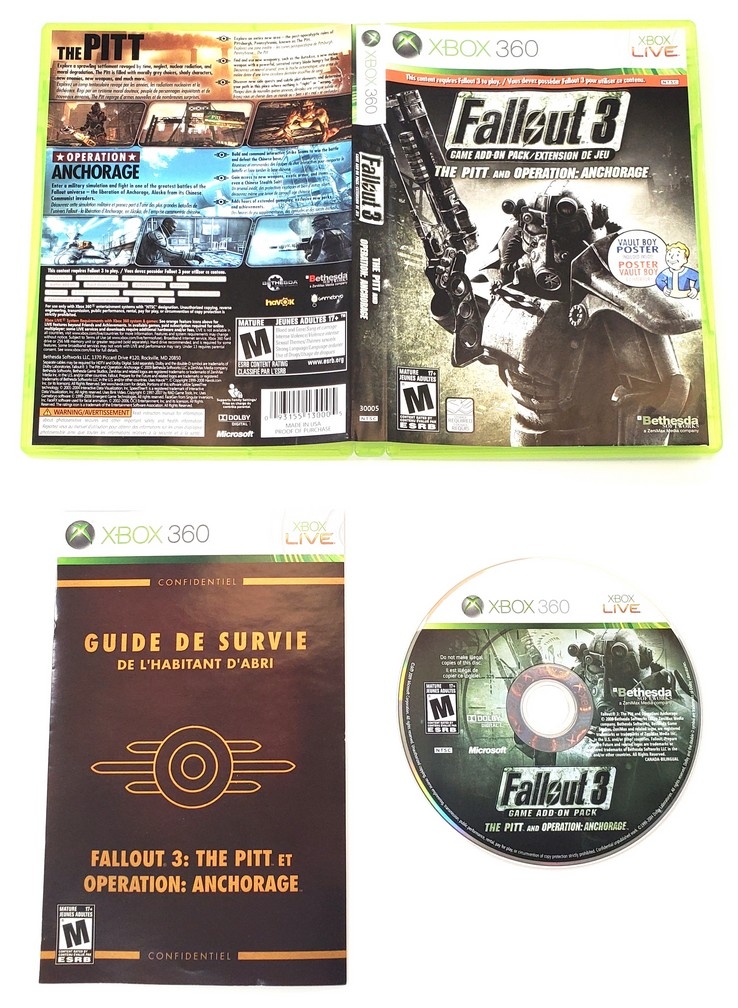 Fallout 3: The Pitt and Operation - Anchorage (Add-On Pack) (CIB)