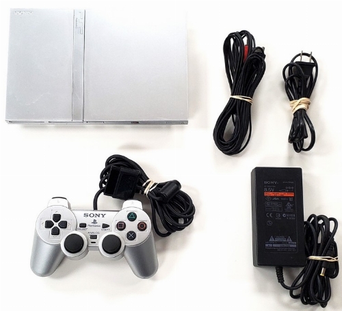Playstation 2 Slim Silver (Model SCPH-79001)