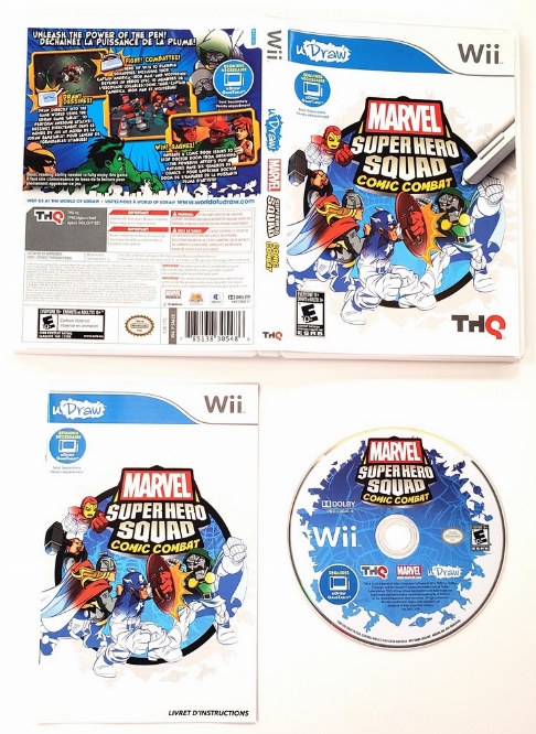 uDraw: Marvel Super Hero Squad - Comic Combat (CIB)