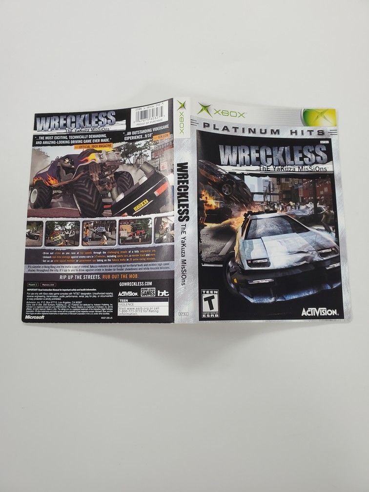 Wreckless: The Yakuza Missions (Platinum Hits) (B)