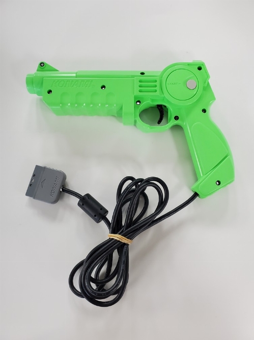 Playstation 1 Justifier Green Light Gun Blaster