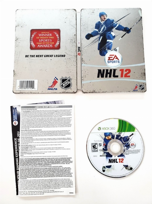 NHL 12 [Steelbook Edition] (CIB)