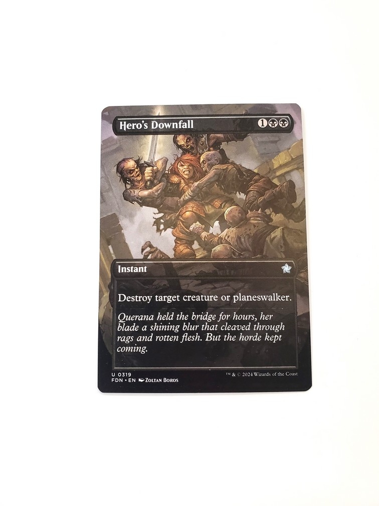 Hero's Downfall (Borderless)