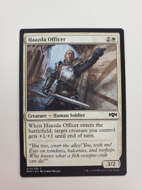 Haazda Officer