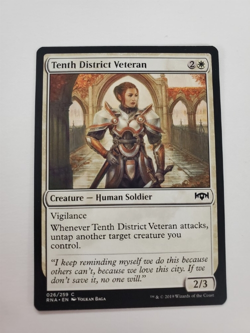 Tenth District Veteran