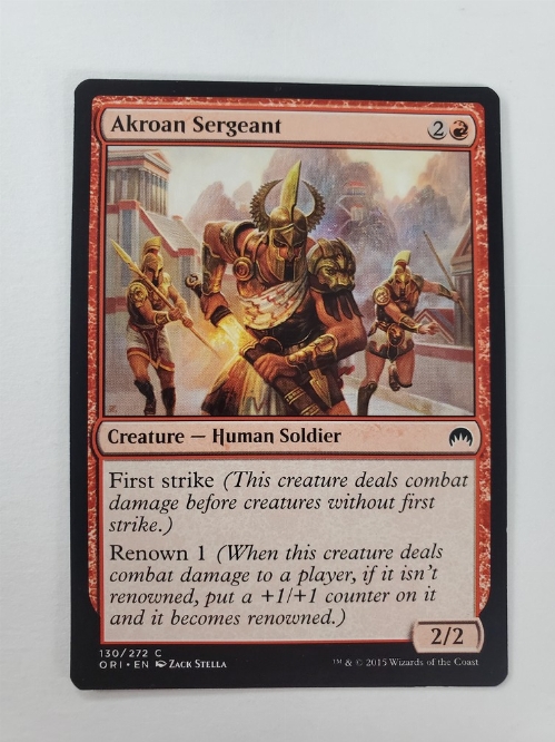 Akroan Sergeant