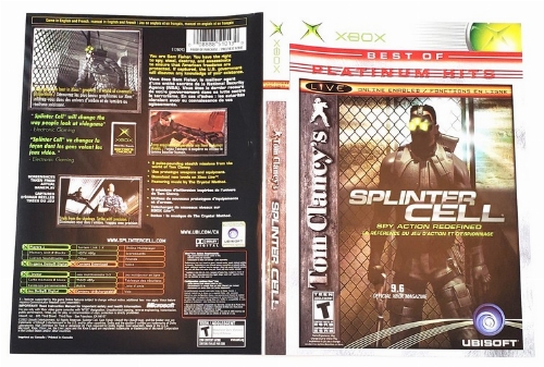 Tom Clancy's Splinter Cell (Platinum Hits) (B)