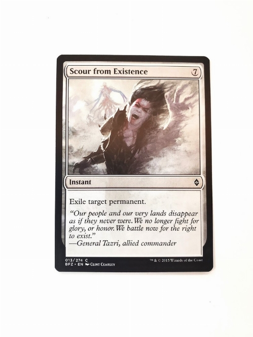 Scour from Existence