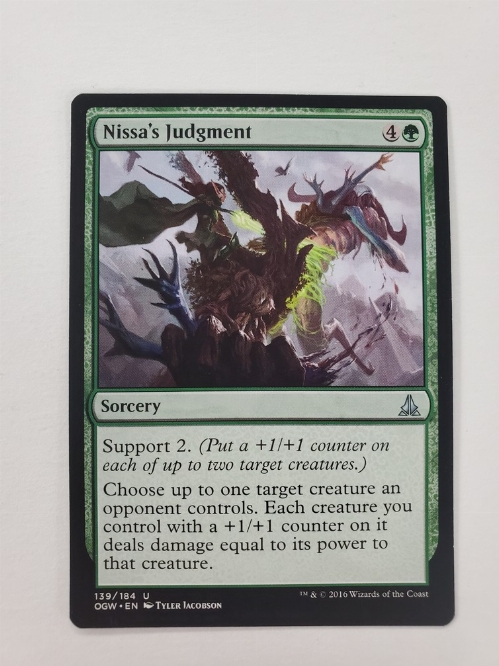 Nissa's Judgment