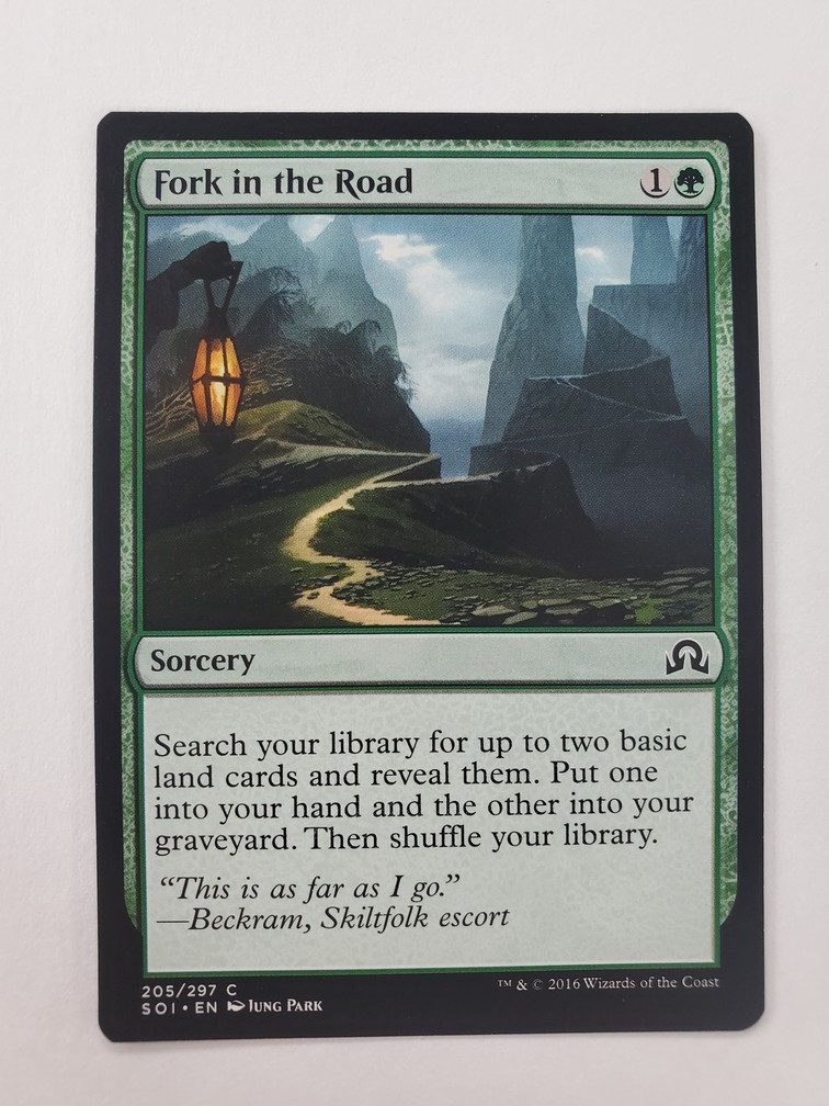 Fork in the Road