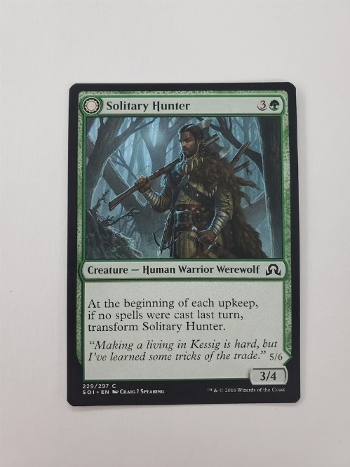 Solitary Hunter // One of the Pack