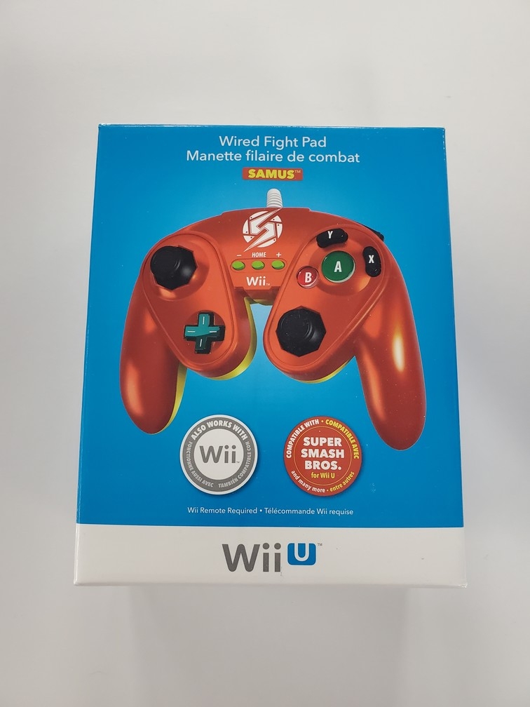 Nintendo Wii U Samus Wired Fight Pad (NEW)