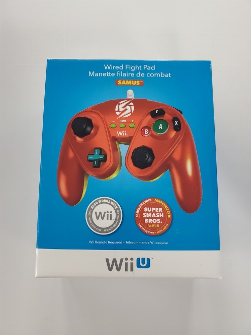 Nintendo Wii U Samus Wired Fight Pad (NEW)