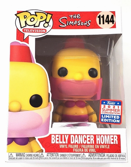 The Simpsons - Belly Dancer Homer (2021 Summer Convention Limited Edition) #1144 (NEW)