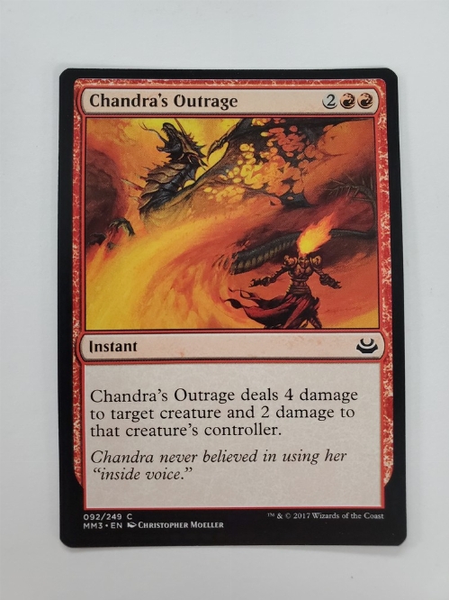 Chandra's Outrage