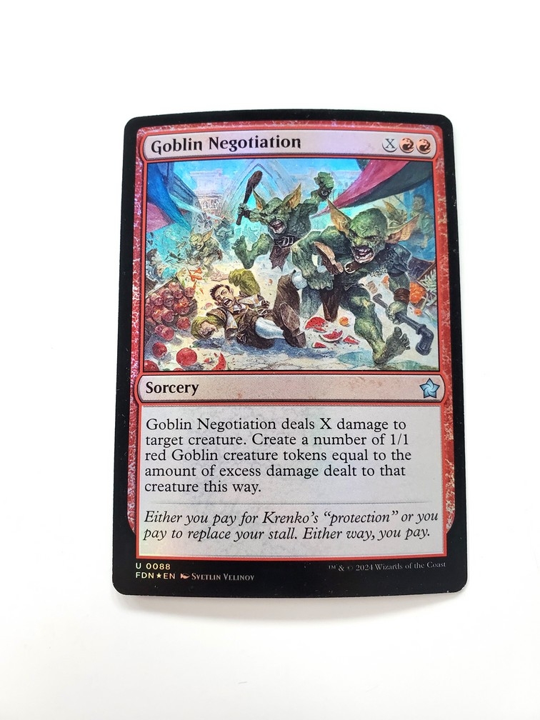 Goblin Negotiation (Foil)