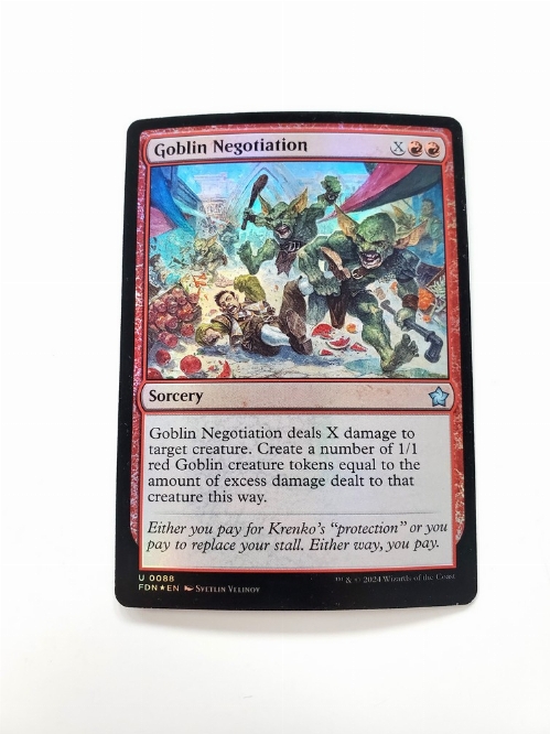 Goblin Negotiation (Foil)