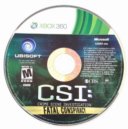 CSI: Crime Scene Investigation - Fatal Conspiracy (C)