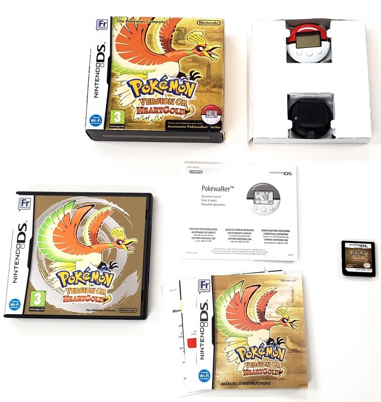 Pokemon: HeartGold Version (Pokewalker Bundle) (Version Francaise) (CIB)