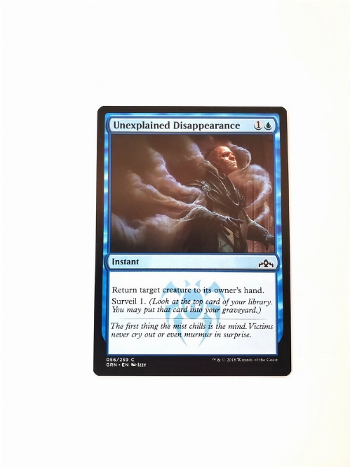 Unexplained Disappearance