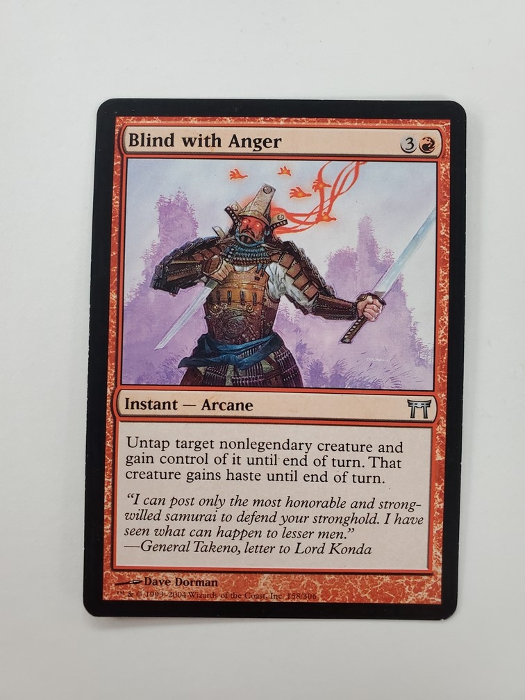 Blind with Anger