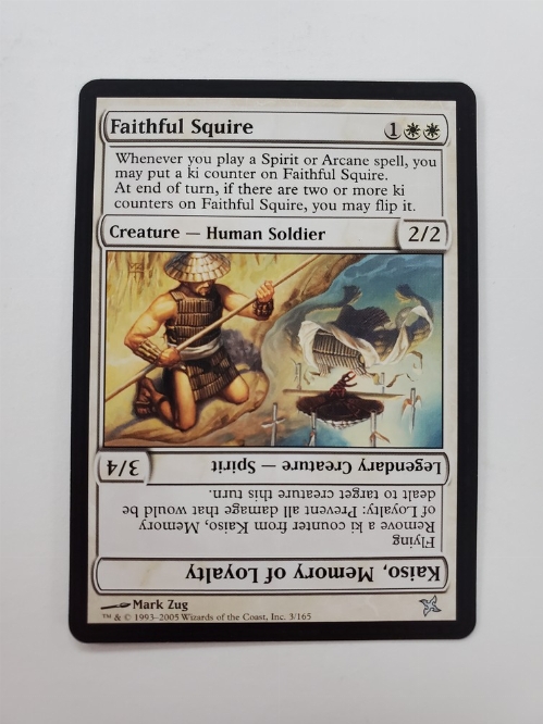 Faithful Squire // Kaiso, Memory of Loyalty