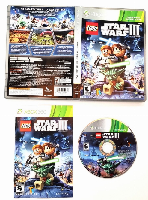 LEGO Star Wars III: The Clone Wars [Platinum Hits] (CIB)