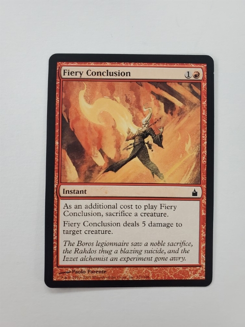 Fiery Conclusion