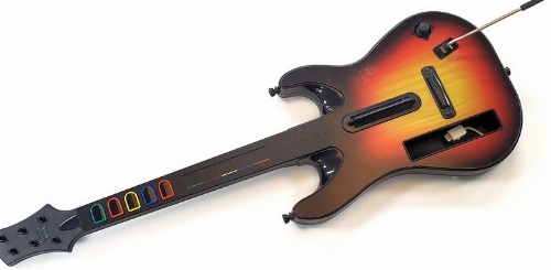 Nintendo Wii - Guitar Hero Wireless Sunburst Controller