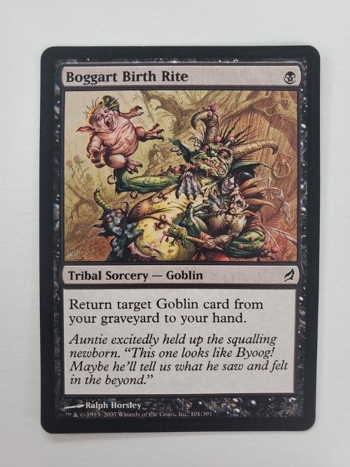 Boggart Birth Rite