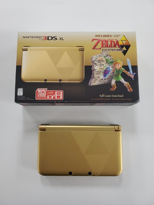 Nintendo 3DS XL - The Legend of Zelda (A Link Between Worlds Limited Edition) (CIB)