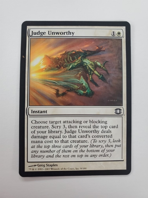 Judge Unworthy