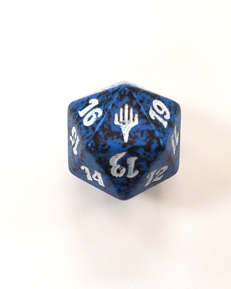 Planeswalker - Spindown D20 Dark Blue Life Counter