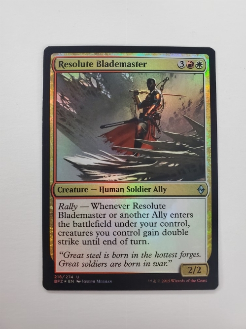 Resolute Blademaster (Foil)