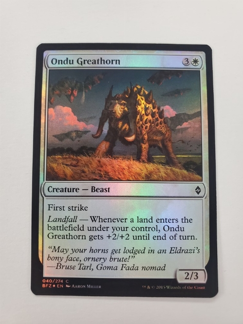 Ondu Greathorn (Foil)