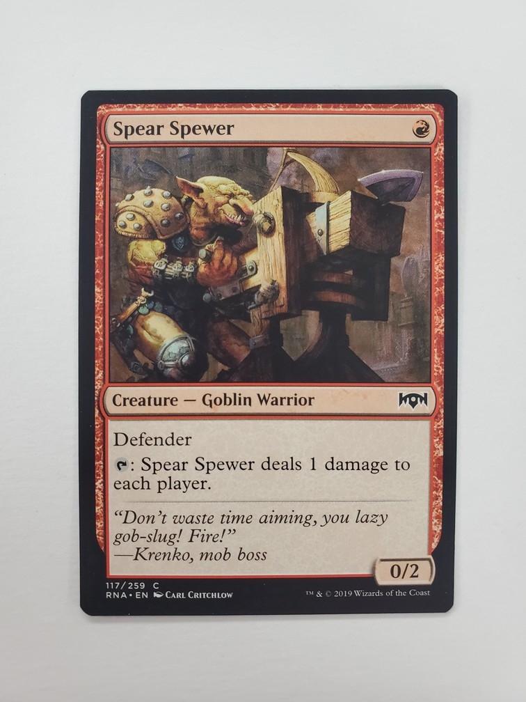 Spear Spewer