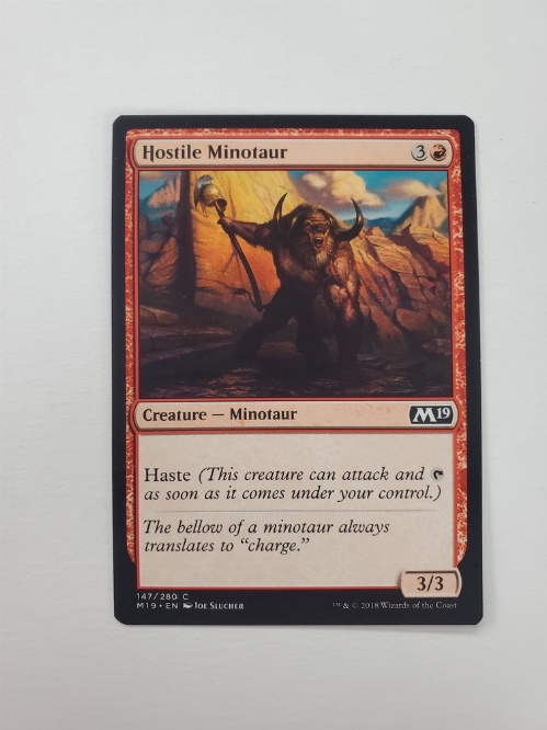 Hostile Minotaur