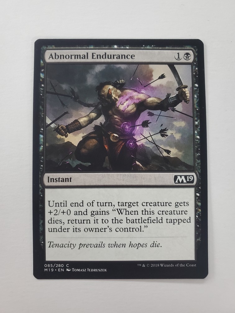 Abnormal Endurance