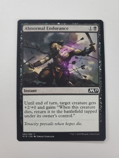 Abnormal Endurance