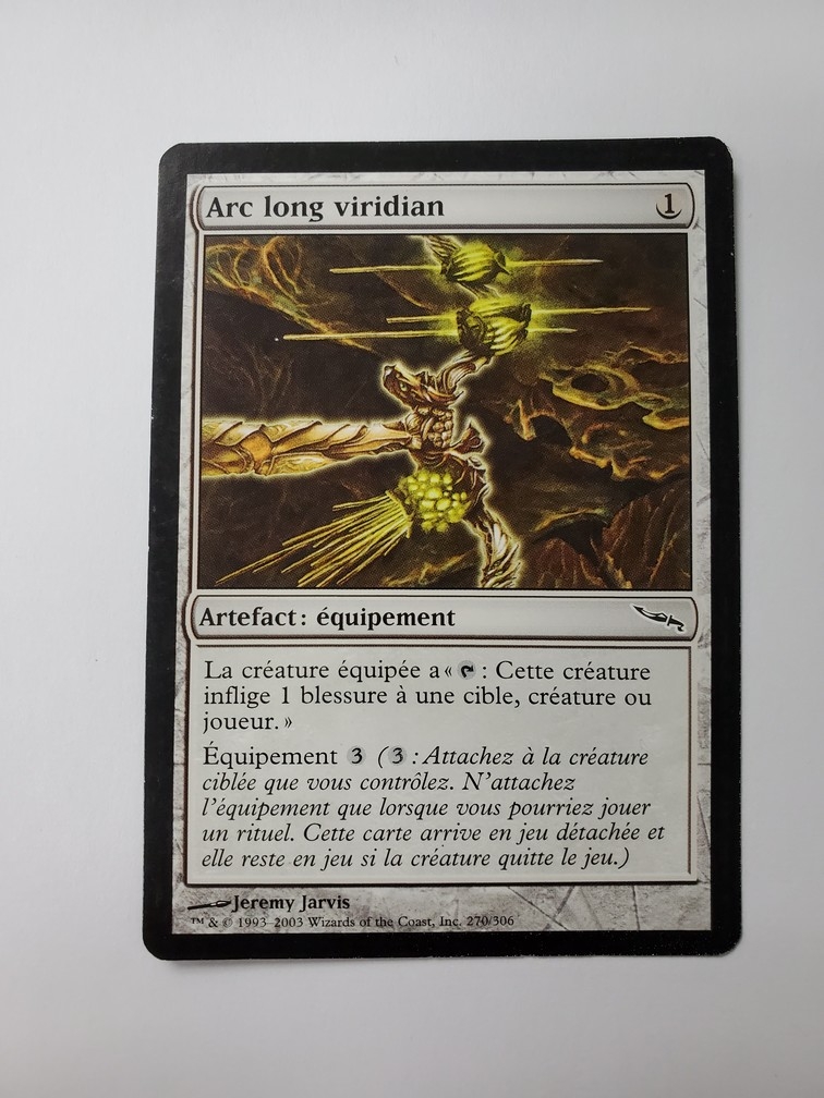 Viridian Longbow (Francaise)