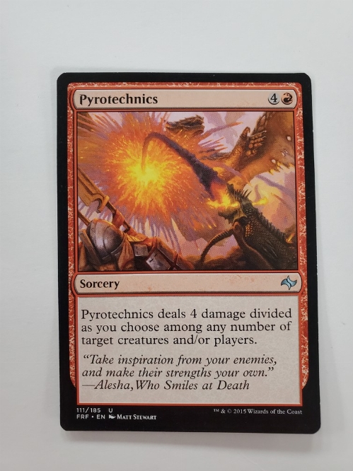 Pyrotechnics