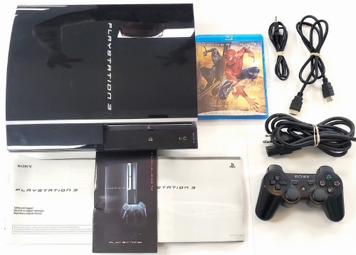 Playstation 3 Phat (40GB) (Spider-Man 3 Movie Pack Limited Edition) (Model CECHG01) (CIB)