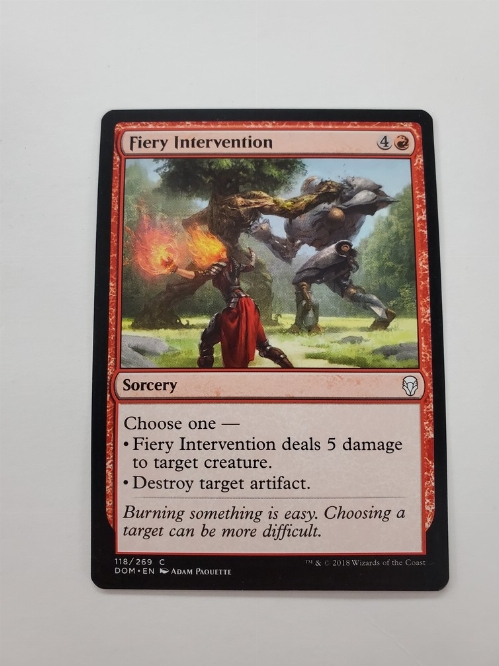 Fiery Intervention