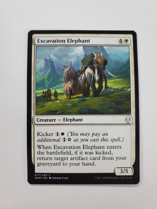 Excavation Elephant